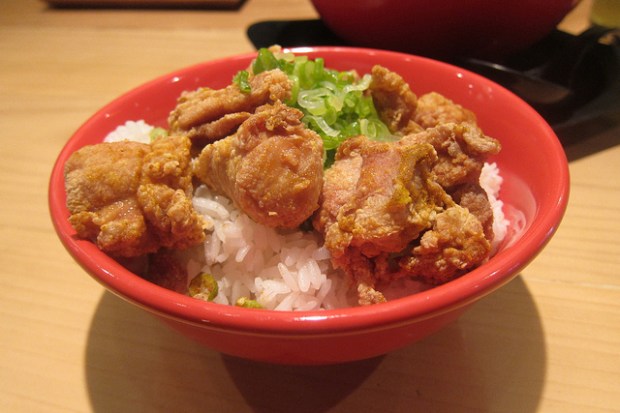 curry flavored fried chicken (karaage)