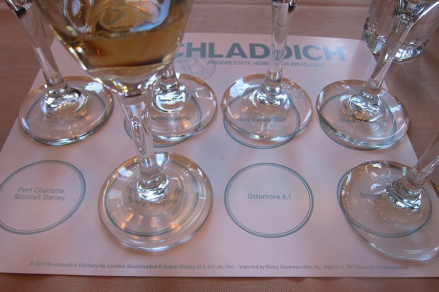 Bruichladdich tasting