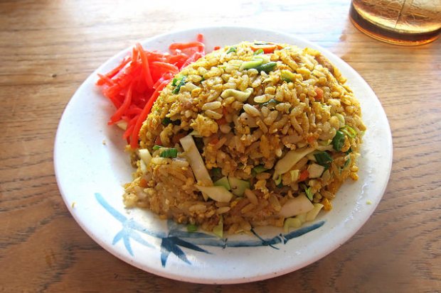 half order curry fried rice