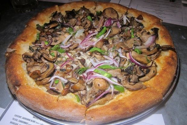 mushroom pizza