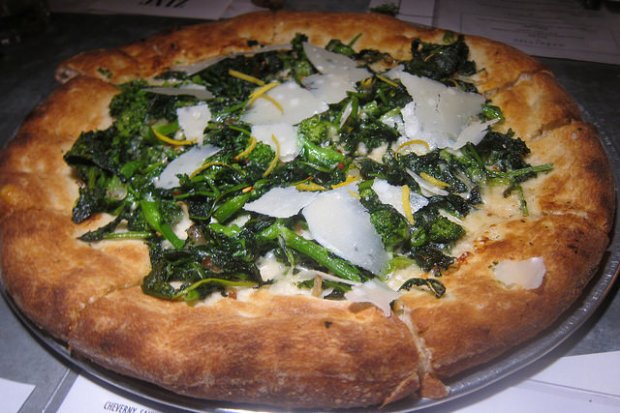 bitter greens pizza