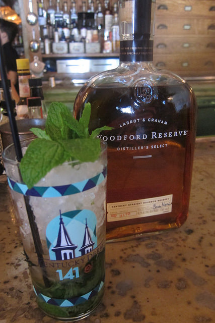 Mint Julep in official Churchill Downs glass 