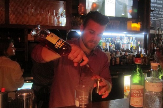Bar Manager Mike West at Social Costa Mesa