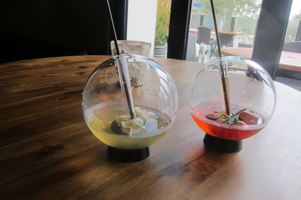 Twenty Eight - white and classic Negronis