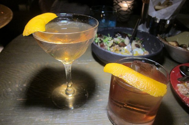 Boulevardier and Negroni at Broadway