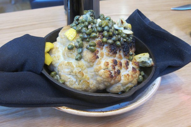 whole roasted cauliflower