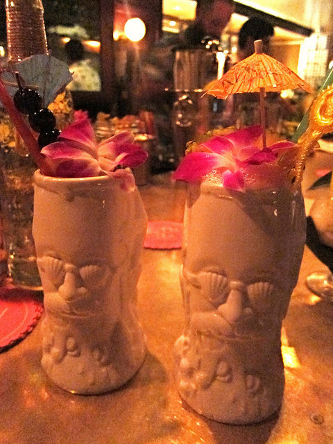 Three Dots and a Dash Tiki Mugs from the Paul McGee night