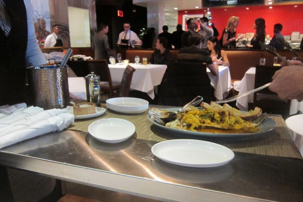 carving fish tableside