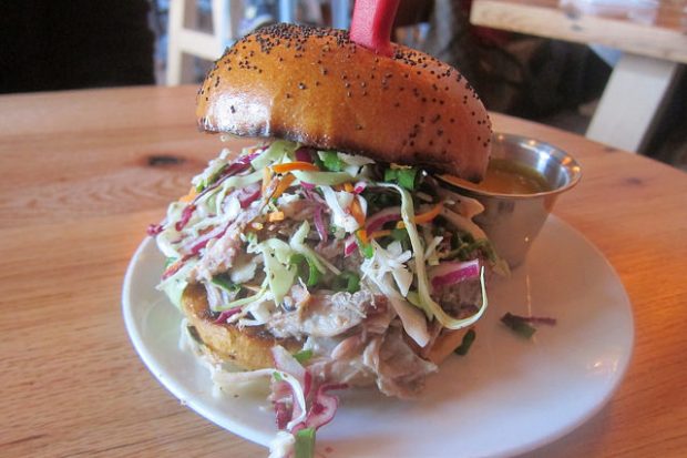 pulled pork sandwich