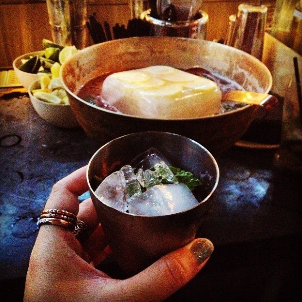 Welcome punch with House Spirits