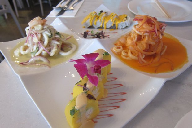 ceviche sampler