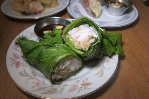 pork and shrimp roll