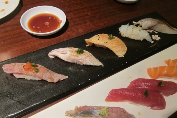 seared sushi set