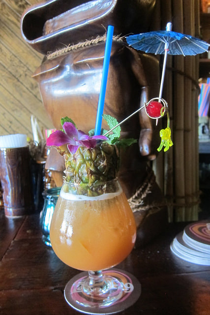 close up on the Rum Barrel