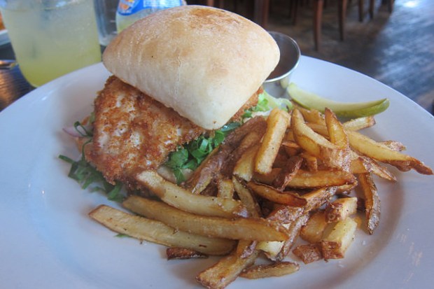 fish burger