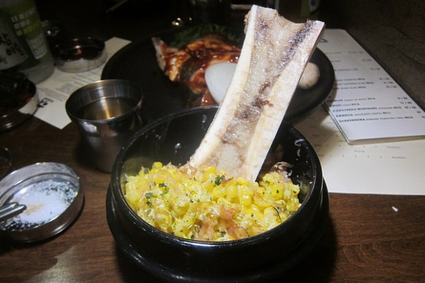corn with bone marrow