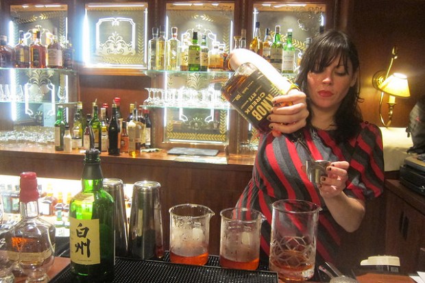 Bartender Gina Kent at Golden State of Cocktails, 2015