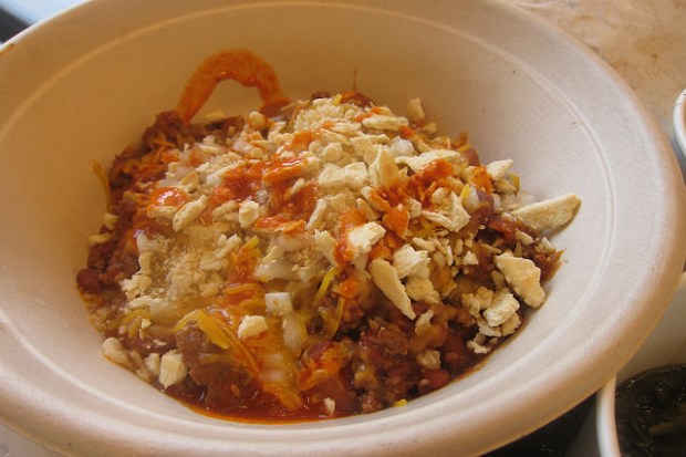 Messy Beef Chili Bowl