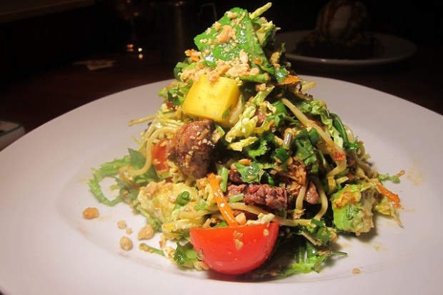 Thai steak and noodle salad