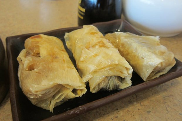 vegetarian bean curd wraps