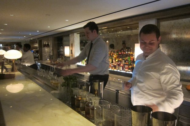 the bar at Avec Nous