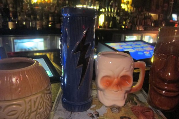 mugs for sale at the Golden Tiki