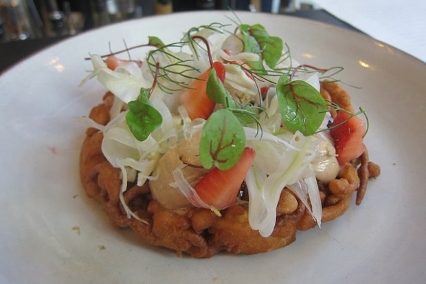 foie gras funnel cake