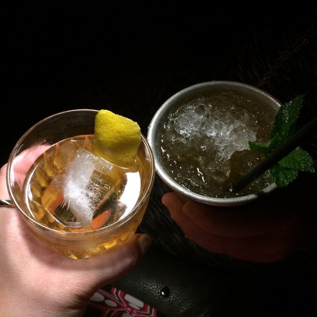 drinks at Bowen House