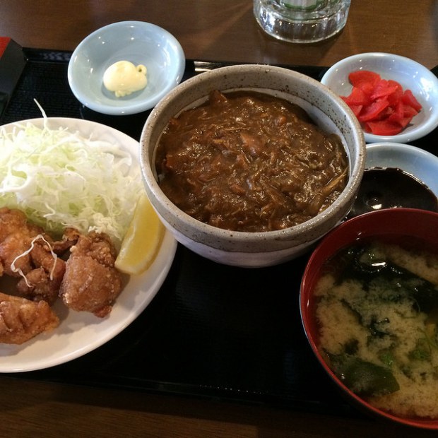 karaage and curry