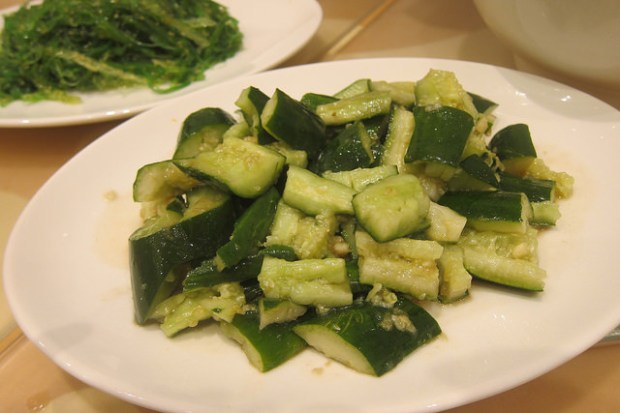 smashed cucumbers