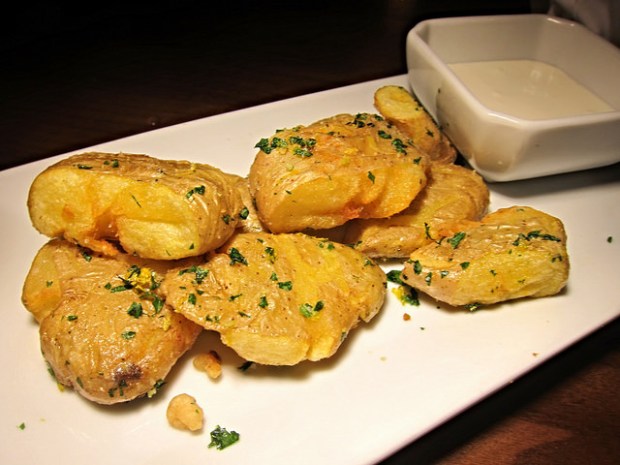 smashed fingerling potatoes