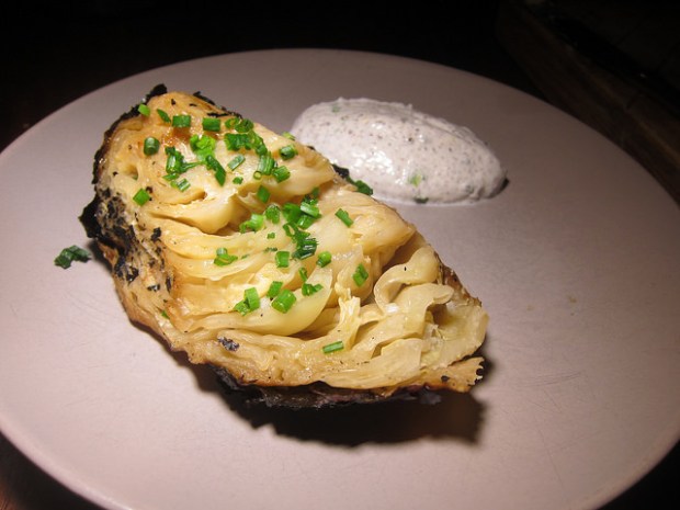 cabbage baked in embers