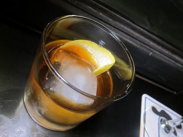 Old Fashioned with Mikkeller Black